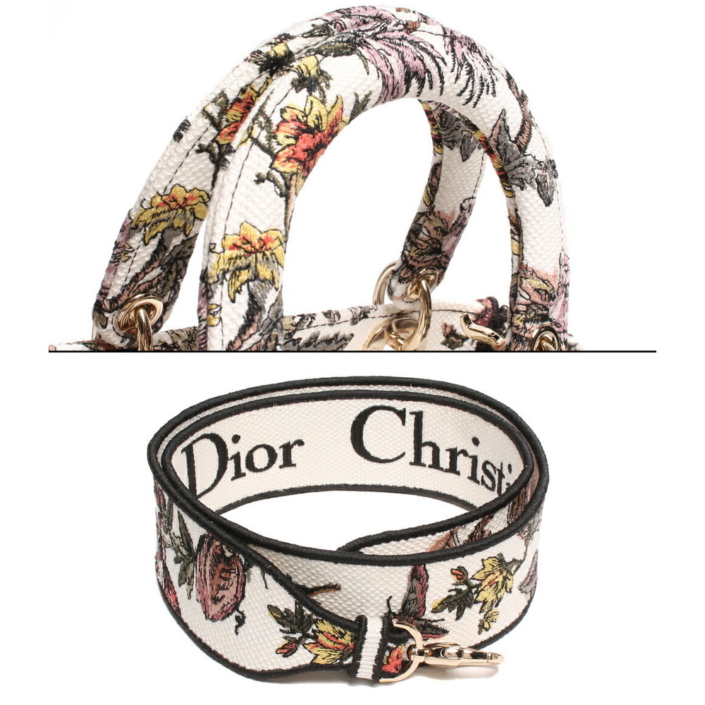 Christian Dior shoulder bag Lady Lite Jardin Botanique - Picture 6 of 6